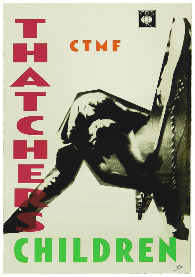 BILLY CHILDISH / CTMF THATCHER'S CHILDREN  screenprint